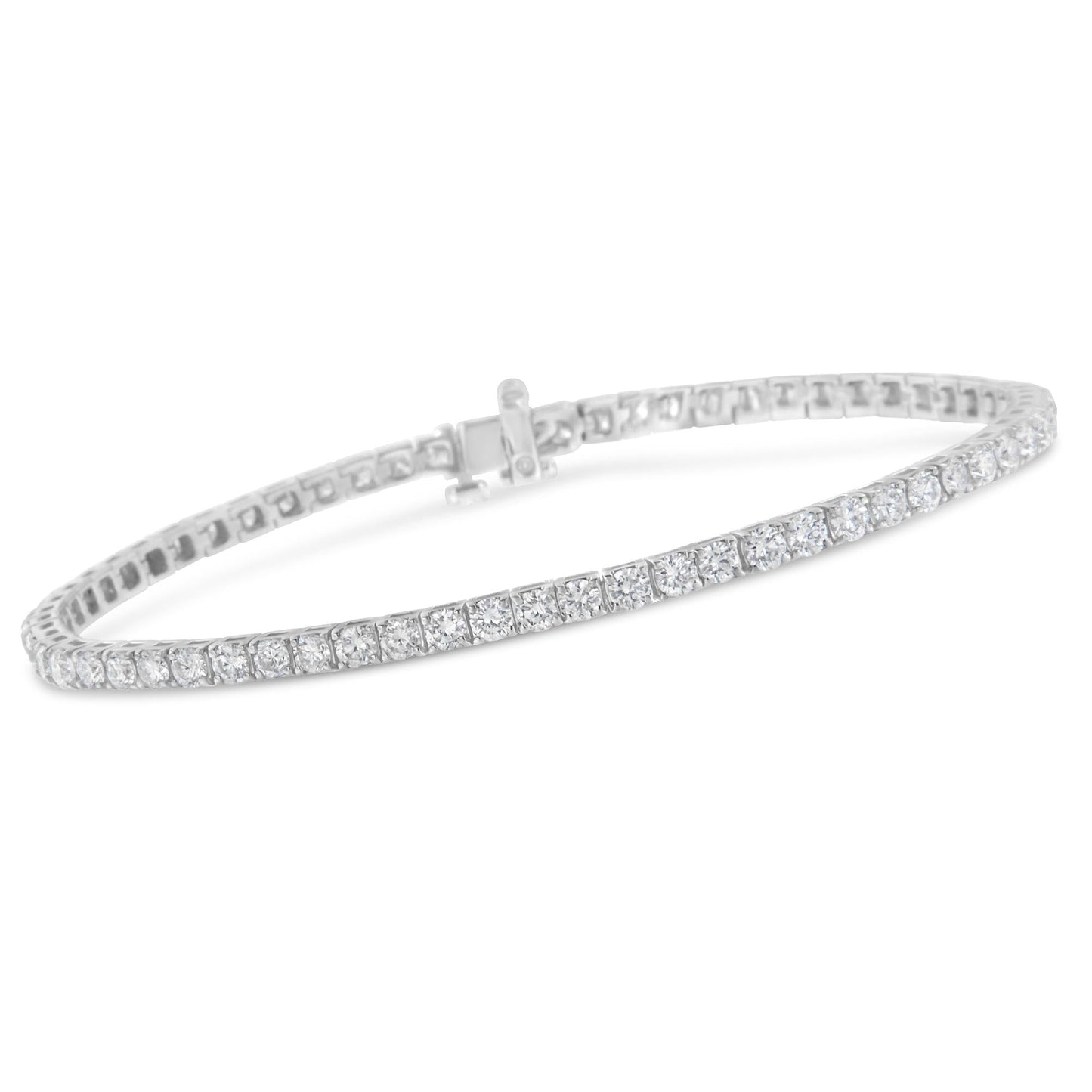 IGI Certified Diamond 14K White Gold Classic 7” Tennis Bracelet