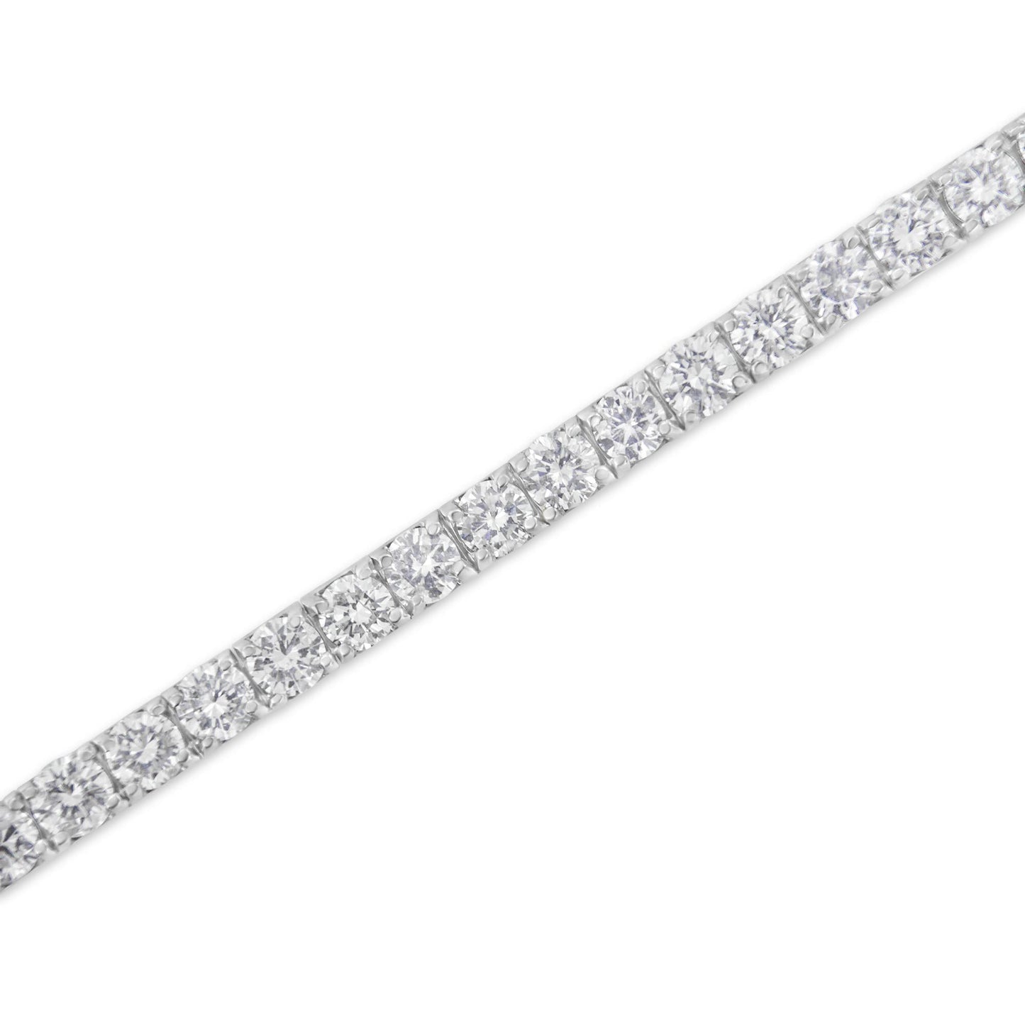 IGI Certified Diamond 14K White Gold Classic 7” Tennis Bracelet